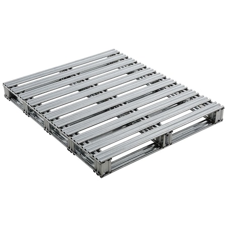 Global Industrial Galvanized Steel 48 in L, 40 in W, 4-3/4 in H 298532